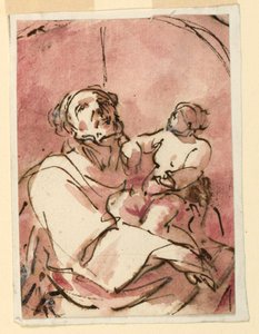 Study of Saint Joseph Carrying the Christ Child