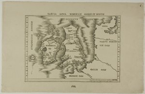 Map of New Ireland, England and Scotland