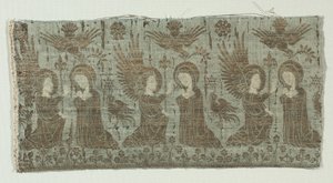 Textile Fragment with the Annunciation by Unknown artist