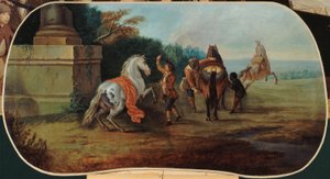 The Bathing of the Horses, between 1701 and 1800 by Unknown artist