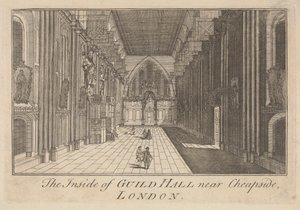 The Inside of Guild Hall near Cheapside, London