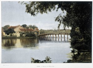 The Little Lake in Hanoi - in “Around the World”, late 19th century