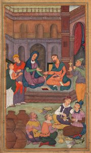 The Marriage at Cana, from a Mirror of Holiness of Father Jerome Xavier