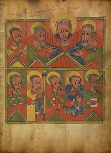 The Prophets with Abraham Embracing Isaac and Jacob by Unknown artist