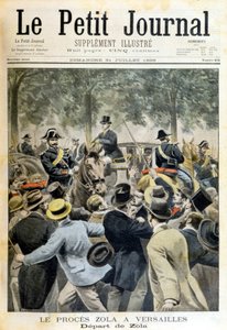 The Zola trial in Versailles - in “Le Petite Journal” of 31/07/1898