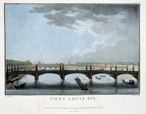 The Bridge Louis XVI by Unknown artist