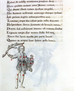 The Constellation of Bouvier (or Boots), Supporting the Hair of Berenices (18th Century Manuscript) by Unknown artist