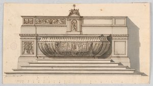 The Elevation of an Altar with Alternative Suggestions by Unknown artist
