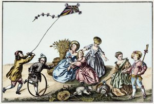 The Kite in the 18th Century by Unknown artist