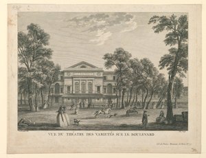Theatre des Varietés in Paris by Unknown artist