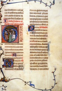 Thomas Becket, 90, 028r: Application for authorization to the Municipal Library of Toulouse by Unknown artist