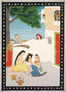 Toilette of Radha