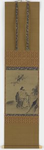 Two Chinese Sages Standing Under a Tree by Unknown artist