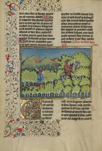 Two Hunters and a Dog by Unknown artist