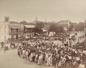 Untitled (procession or crowd) (verso)