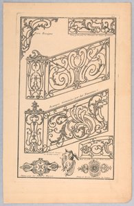 Various Designs for Decorative Metalwork by Unknown artist