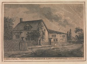 View in Cool Harbour Lane, Camberwell by Unknown artist