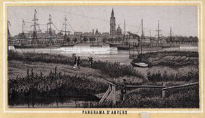View of Antwerp, Belgium (Flemish region) by Unknown artist