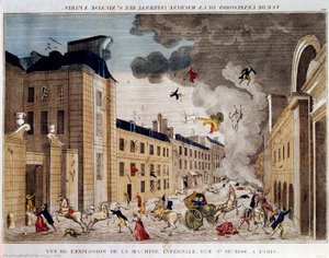 View of the Explosion of the Infernal Machine of the Rue Saint Nicaise in Paris