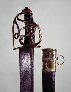 Weapon: Sword and Naval Scabbard with the Monogram of Louis XVI