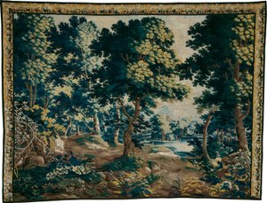 Woodland with a Pond
