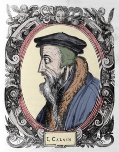 Portrait of Jean Calvin (1509-1564), French religious reformer and writer