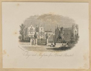 College and Asylum for Blind, Bristol by Unknown artist/maker