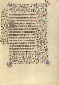 Decorated Text Page by Unknown artist/maker
