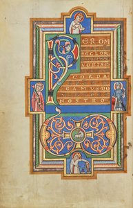 Decorated Text Page with a VD Monogram by Unknown artist/maker