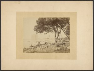 View of Lérins Abbey, seen from Cannes by Unknown artist/maker
