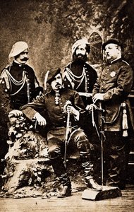 3rd Carlist War: Charles de Bourbon, Duke of Madrid, with his defenders