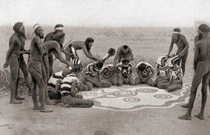 A Totemic Ceremony of the Warramunga Tribe, Australia
