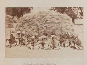 Afghan men, Jalalabad by Unknown photographer