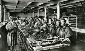 Canning of Sardines, Sardine Industry, Finistère, Brittany by Unknown photographer