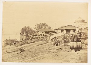 Ghat at Allahabad Fort, India, c.1858-61