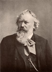 Johannes Brahms by Unknown photographer