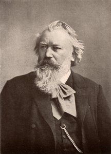 Johannes Brahms by Unknown photographer