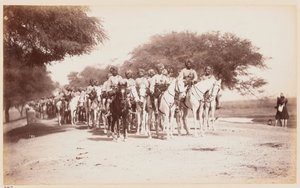 Nabha Native Cavalry Contingent at the Delhi Camp of Exercise