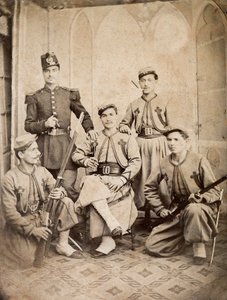 Papal Zouaves - Pontifical Zouaves - 1865