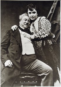 Portrait of Alexandre Dumas Père (1802 - 1870) and His Mistress
