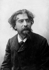 Portrait of Alphonse Daudet (1840-1897), French novelist and storyteller