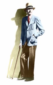 Portrait of Dashiell Hammett, American writer