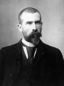 Portrait of Emile Roux (1853-1933), French physician and biologist.
