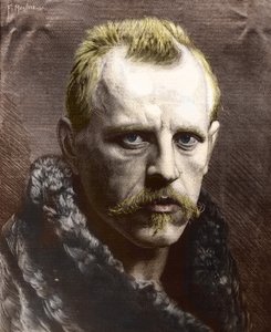 Portrait of Fridtjof Nansen (engraving) by Unknown photographer
