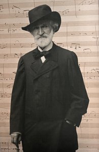 Portrait of Giuseppe Verdi by Unknown photographer