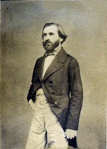 Portrait of Giuseppe Verdi circa 1845. Museo della Scala de Milan