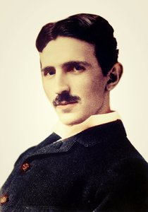 Portrait of Nikola Tesla (1856-1943) by Unknown photographer