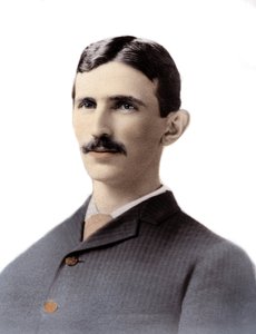 Portrait of Nikola Tesla