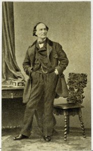 Portrait of Robert Houdin in 1855 (French Magician of the 19th Century)