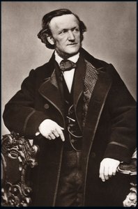 Portrait of Richard Wagner, German composer